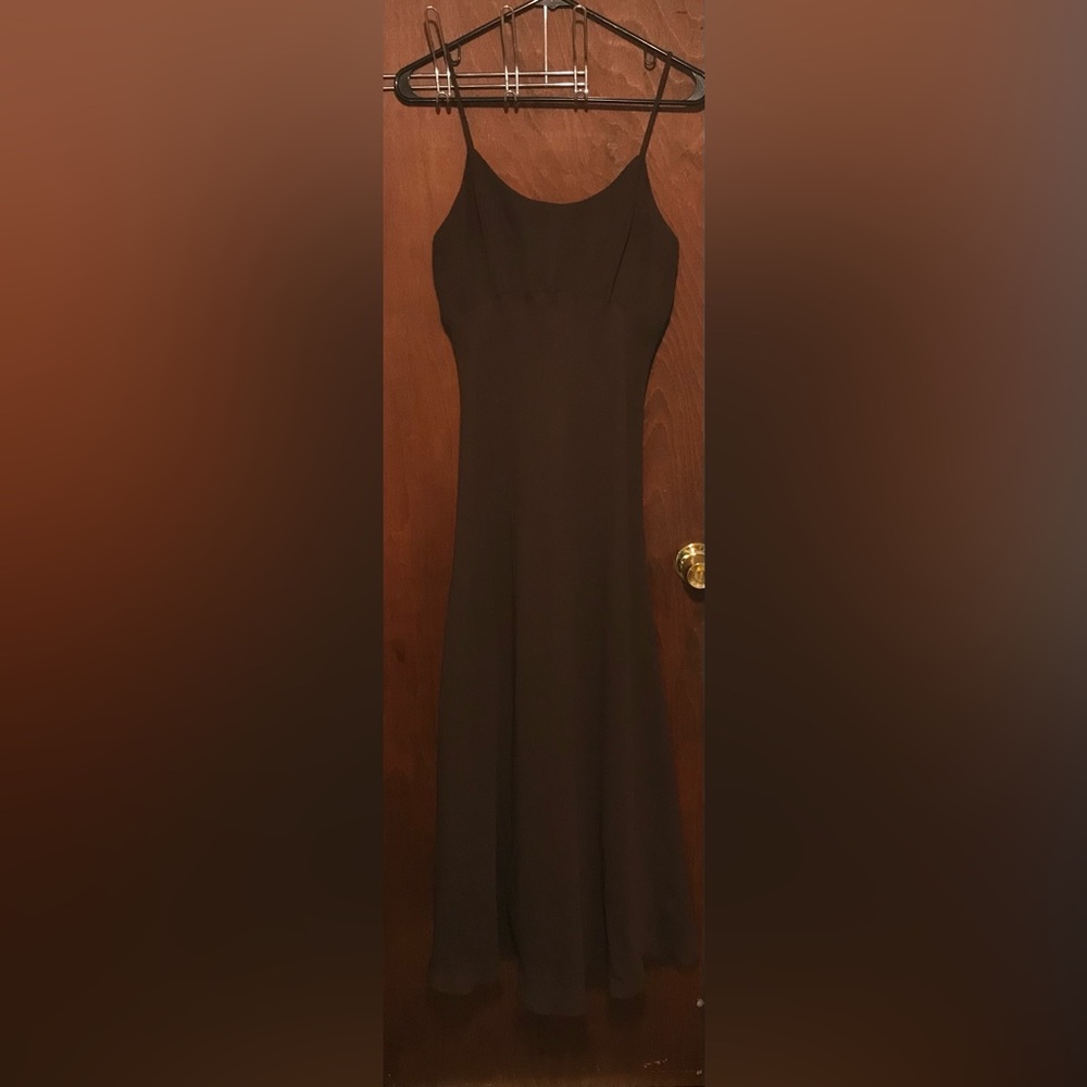 Hampton Nites Elegant Brown Women's Dress